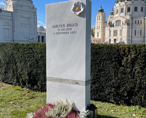 Ehrengrab Walter Arlen Marmor