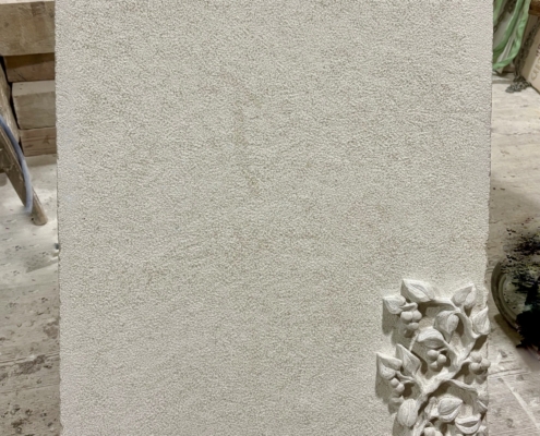 Grabstein Marmor Relief